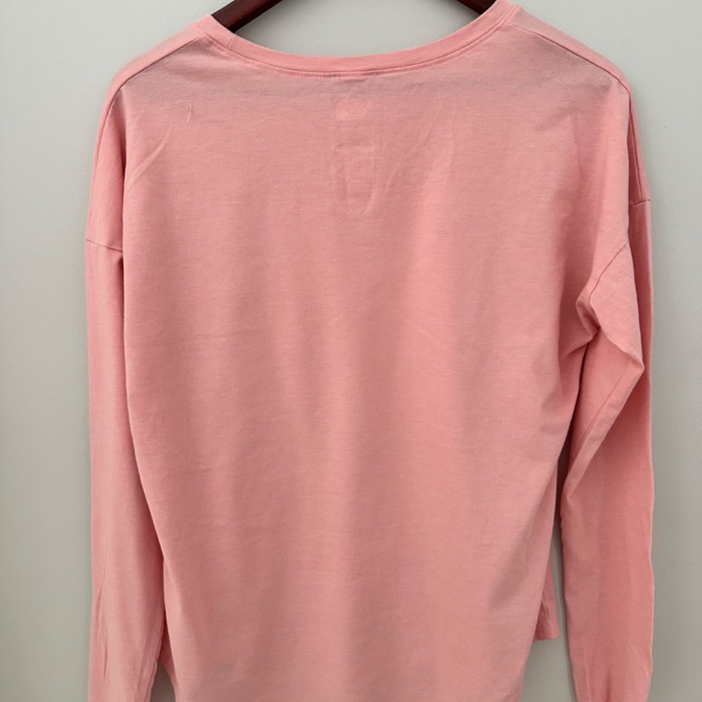 North Face Women's Casual Pink Long Sleeve T-Shirt SZ Medium - Picture 2 of 7